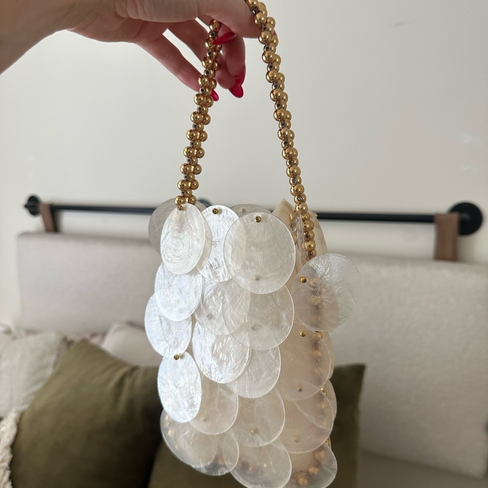 Show Me Your MuMu Gold and Cream Mini Bag